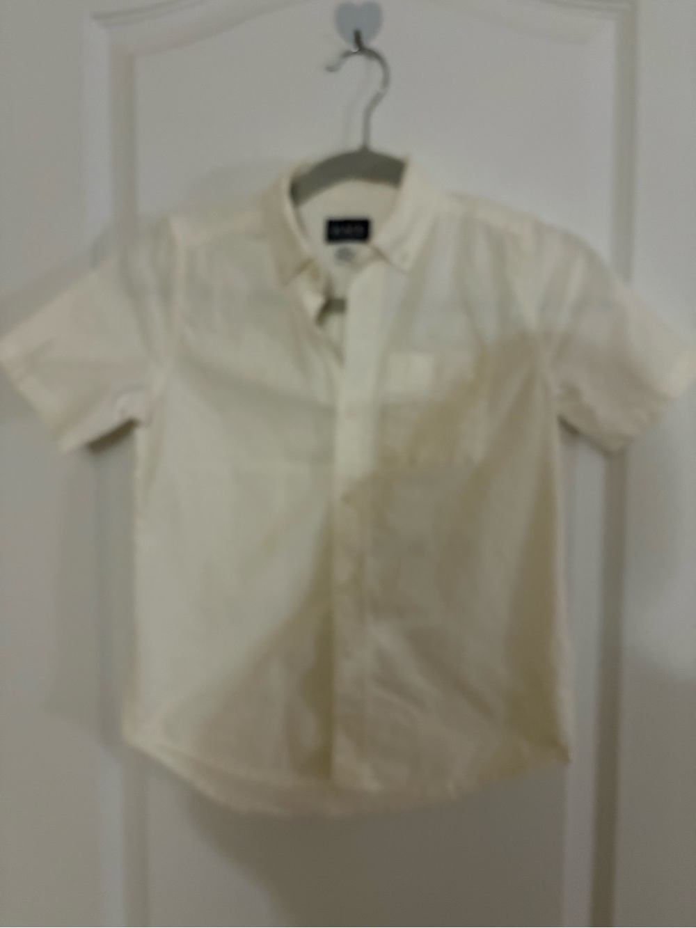 The Children's Place white Short-Sleeve Button-Up Shirt